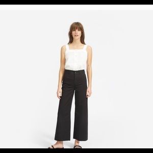 Everlane 4 wide leg crop chino